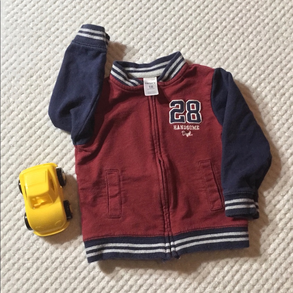 CARTER’S size 18 month VARSITY JACKET NWOT